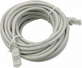 Патч-корд Buro UTP 4 пары cat6 CCA molded 10м серый RJ-45 (m)-RJ-45 (m) от магазина РЭССИ