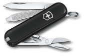 Нож-брелок Victorinox Classic SD Colors Dark Illusion 58 мм 7 функций чёрный 0.6223.3G от магазина РЭССИ