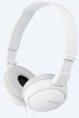 Гарнитура накладные Sony MDR-ZX110AP 1.2м белый проводные оголовье (MDR-ZX110AP/W) от магазина РЭССИ