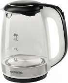 Чайник электрический Gorenje K17GLBWGOR 1.7л. 2200Вт черный (корпус: стекло) от магазина РЭССИ