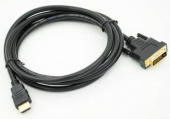 Кабель HDMI (m) DVI-D (m) 2м черный от магазина РЭССИ