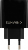 Сетевое зар./устр. SunWind SWWB3 30W 3A (PD+QC) USB/USB Type-C универсальное черный (SWWB3H1100BK) от магазина РЭССИ