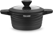 Кастрюля Rondell Walzer RDA-766 4.7л. d=24см (с крышкой) черный от магазина РЭССИ