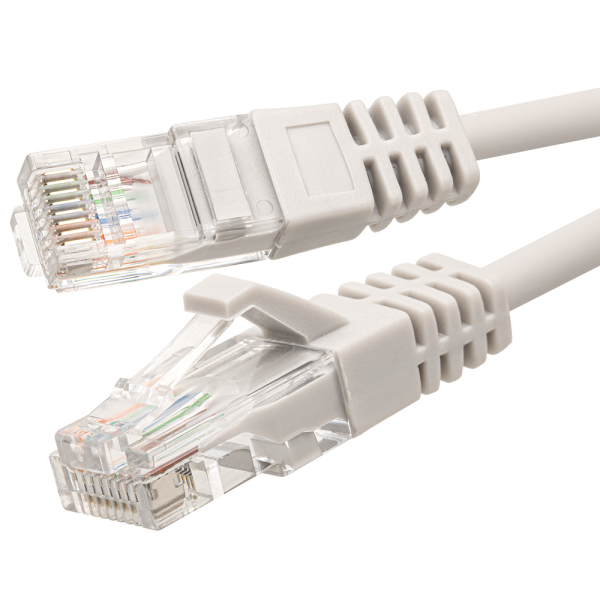 Патч-корд UTP 5e 4x2 26AWGCu LSZH серый 2м от магазина РЭССИ