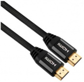 Кабель аудио-видео Ultra HD 8K HDMI (m)/HDMI (m) 1м. Позолоченные контакты черный от магазина РЭССИ