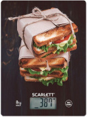 Весы кухонные электронные Scarlett SC-KS57P56 макс.вес:8кг рисунок/сэндвичи от магазина РЭССИ