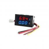 VC288 RB Вольтметр амперметр  DC 0-100V 10A  0.28" Red Blue LED (C2589) FUT Arduino совместимый от магазина РЭССИ