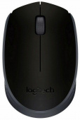 Мышь Logitech M171 черный оптическая (1000dpi) беспроводная USB для ноутбука (2but) от магазина РЭССИ