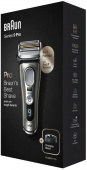 Бритва сетчатая Braun Series 9 pro 9415s реж.эл.:5 питан.:аккум. серебристый/черный от магазина РЭССИ