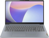 Ноутбук Lenovo IdeaPad Slim 3 15IRH8 Core i7 13620H 16Gb SSD512Gb Intel UHD Graphics 15.6" IPS FHD (1920x1080) noOS grey WiFi BT Cam (83EM0042RK) от магазина РЭССИ