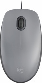Мышь Logitech M110 серый/темно-серый оптическая (1000dpi) silent USB (2but) от магазина РЭССИ