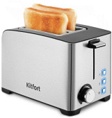 Тостер Kitfort КТ-6212 850Вт нержавеющая сталь от магазина РЭССИ