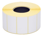 Термоэтикетки Cactus Eco CS-TE43251000 сег.:43x25мм самоклей. д.вн.рул.80мм д.вт.40мм 1000шт/рул белый от магазина РЭССИ