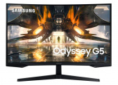 Монитор Samsung 32" Odyssey G5 S32AG552EI черный VA LED 1ms 16:9 HDMI матовая 2500:1 300cd 178гр/178гр 2560x1440 DP WQ 5.7кг от магазина РЭССИ