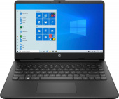 Ноутбук HP 14s-dq3002ur Celeron N4500 4Gb SSD128Gb Intel UHD Graphics 14" TN SVA HD (1366x768) Windows 10 Home black WiFi BT Cam (3E7Y2EA) от магазина РЭССИ