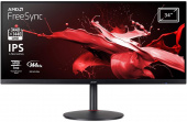 Монитор Acer 34" Nitro XV340CKPbmiipphzx черный IPS LED 1ms 21:9 HDMI M/M матовая HAS Pivot 1000:1 250cd 178гр/178гр 3440x1440 DisplayPort Ultra HD 2K (1440p) USB 8.9кг от магазина РЭССИ