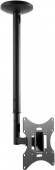 Кронштейн для телевизора Ultramounts UM890 черный 17"-43" макс.30кг потолочный поворотно-выдвижной и наклонный от магазина РЭССИ