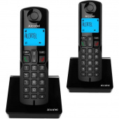 Р/Телефон Dect Alcatel S230 DUO RU черный (труб. в компл.:2шт) АОН от магазина РЭССИ