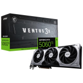 Видеокарта MSI PCI-E 5.0 RTX 5060 Ti 8G VENTUS 3X OC NVIDIA GeForce RTX 5060TI 8Gb 256bit GDDR7 2482/28000 Без Видеовыходов HDMIx1 DPx3 HDCP Ret от магазина РЭССИ
