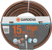 Шланг Gardena Highflex 1/2" 15м поливочный армированный черный/оранжевый (18061-20.000.00) от магазина РЭССИ