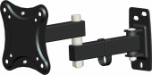 Кронштейн для телевизора Hama R1 118152 черный 10"-27" макс.15кг настенный поворотно-выдвижной и наклонный от магазина РЭССИ
