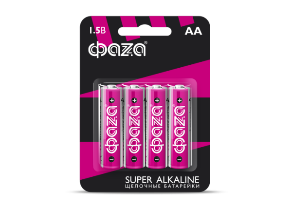 Элемент питания LR 6 (AA) Super Alkaline блистер, 4 шт. от магазина РЭССИ