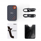 Накопитель SSD Netac USB-C 1000Gb NT01ZX20-001T-32BL ZX20 2.5" синий от магазина РЭССИ