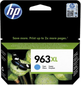 Картридж струйный HP 963 3JA27AE голубой (1600стр.) для HP OfficeJet Pro 901x/902x HP от магазина РЭССИ