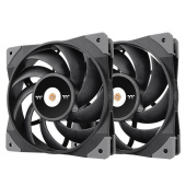 Вентилятор для корпуса Thermaltake Toughfan 12 120х120x25 черный 4-pin 22.3дБ (упак.:2шт) (CL-F082-PL12BL-A) Ret от магазина РЭССИ