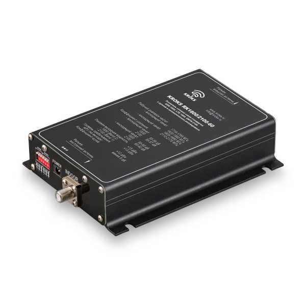 Двухдиапазонный репитер GSM/LTE1800 и 3G сигнала 60 дБ KROKS RK1800/2100-60 от магазина РЭССИ