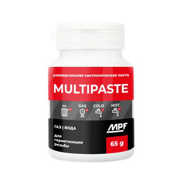 Паста уплотнительная универсальная (вода, газ, 65-70г) MULTIPASTE от магазина РЭССИ