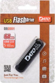 Флеш Диск Dato 64Gb DS2001 DS2001-64G USB2.0 черный от магазина РЭССИ