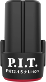Батарея аккумуляторная P.I.T. OnePower PK12-1.5 12В 1.5Ач Li-Ion (PK12-1.5) от магазина РЭССИ