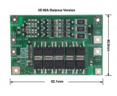 BMS 3S 60A Enhanced 12,6V контроллер заряда li-ion акк.(3S08) от магазина РЭССИ