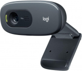 Камера Web Logitech HD Webcam C270 черный 0.9Mpix (1280x720) USB2.0 с микрофоном (960-001063/960-000584) от магазина РЭССИ