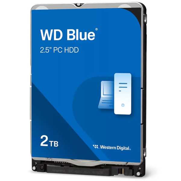 Жесткий диск 2.5'' 2 ТБ Blue, SATAIII, 5400 об/мин, 128 МБ от магазина РЭССИ