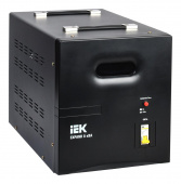 Стабилизатор напряжения IEK Expand 8кВА однофазный черный (IVS21-1-008-11) от магазина РЭССИ