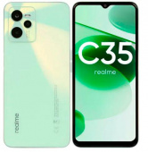 Смартфон Realme C35 128Gb 4Gb зеленый моноблок 3G 4G 2Sim 6.6" 1080x2408 Android 11 50Mpix 802.11 b/g/n/ac NFC GPS GSM900/1800 GSM1900 TouchSc microSD max256Gb от магазина РЭССИ