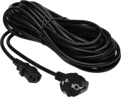 Кабель Premier 5-280 IEC C13 Евровилка угловой 10м (5-280(0.75) 10.0) черный (Bulk) от магазина РЭССИ