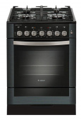 Плита Комбинированная Gefest ПГЭ 6502-02 0044 черный реш.чугун от магазина РЭССИ