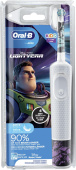 Зубная щетка электрическая Oral-B D100.413 Kids Lightyear голубой от магазина РЭССИ