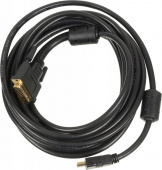 Кабель Ningbo DVI-D (m) HDMI (m) 5м феррит.кольца от магазина РЭССИ