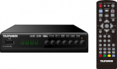 Ресивер DVB-T2 Telefunken TF-DVBT262 черный от магазина РЭССИ