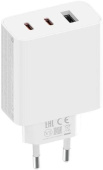 Сетевое зар./устр. Xiaomi 67W GaN Charger 2C1A EU 67W 6.1A (PD) 2хUSB-C/USB-A универсальное белый (BHR7493EU) от магазина РЭССИ