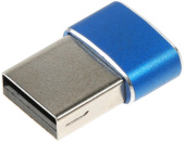Адаптер Premier 6-071 USB 2.0 A(m) USB Type-C (f) синий (пакет) от магазина РЭССИ