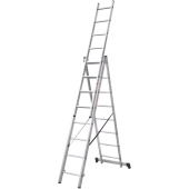 Трехсекционная лестница Новая Высота 3х8 ступеней 1230308 от магазина РЭССИ