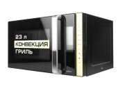 СВЧ Centek черный 1300Вт 23л гриль/конвекция 10 программ подсветка открывание ручкой CT-1561 от магазина РЭССИ