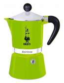Кофеварка Bialetti Rainbow 0.24л алюминий зеленый (4973) от магазина РЭССИ