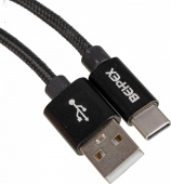 Кабель USB (m)-USB Type-C (m) 3м черный от магазина РЭССИ