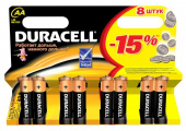 Батарея Duracell Basic LR6-8BL MN1500 AA (8шт) от магазина РЭССИ